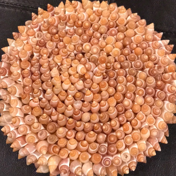 Vintage summer sea shell clutch - Picture 5 of 7